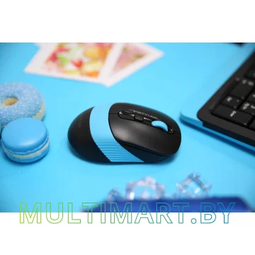 Мышь A4Tech Fstyler FG10 (черный/голубой) картинка 12